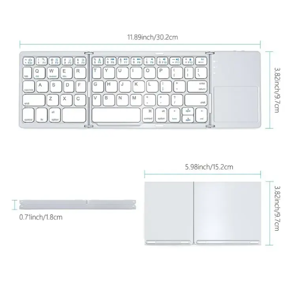 Wireless Bluetooth keyboarda