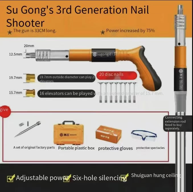 Lightweight multi-functional wall tightening tool