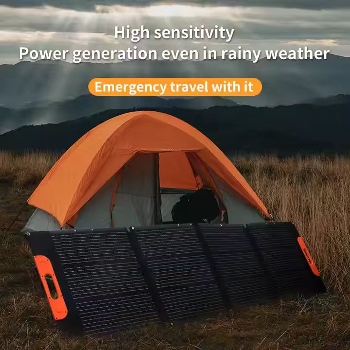 Portable folding solar panels