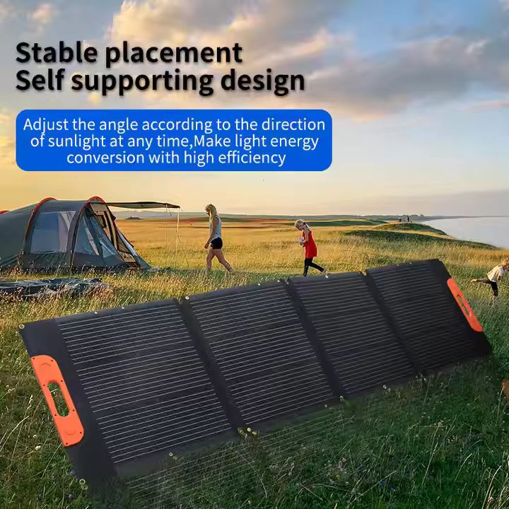 Portable folding solar panels