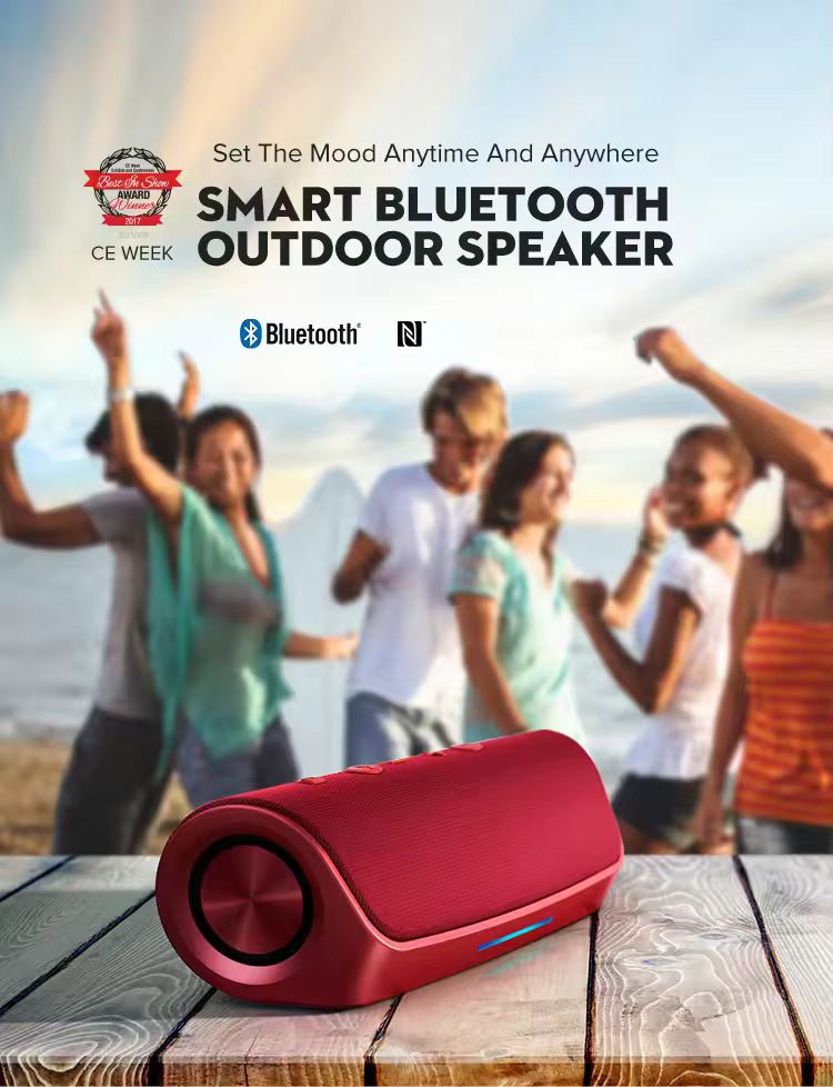 Bluetooth wireless portable speaker