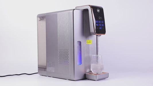 Hydrogen-rich hot and cold water machine